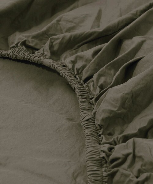 セール】プレーンコットン ボックスシーツ（ダブル）（寝具