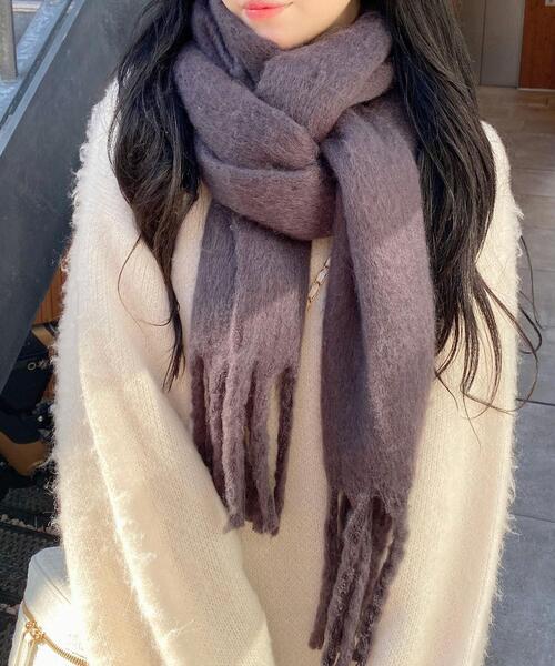 セール】フリンジボリュームストール（ストール/ショール）｜INGNI