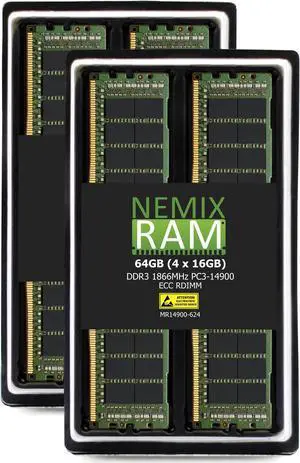 NEMIX RAM 256GB (4X64GB) DDR5 5600MHZ PC5-44800 2Rx4 1.1V 288-PIN
