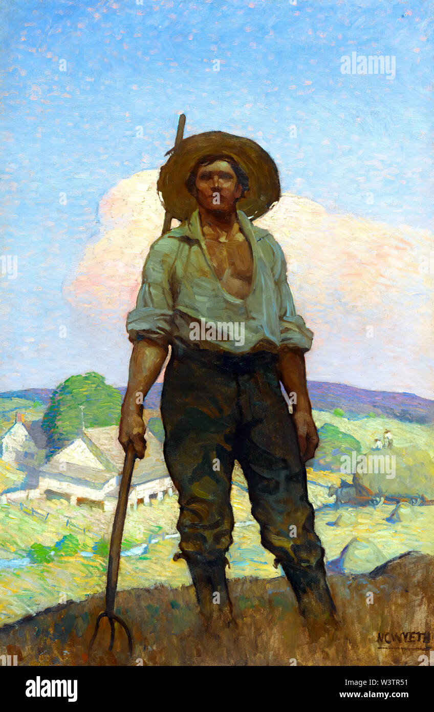 Farmer painting hi-res stock photography and images - Alamy