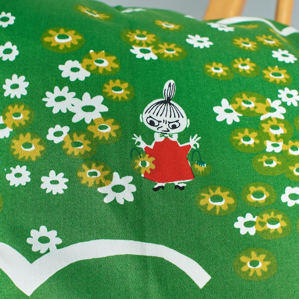 MOOMIN TRIBUTE WORKS ムーミンクッションカバー ここにいるよ / GREEN