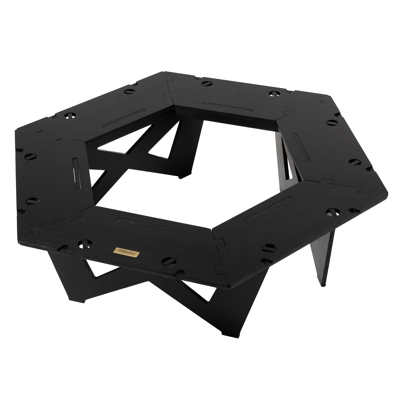 ハイランダーから「ヘキサゴンテーブル LIGHT ブラック」登場