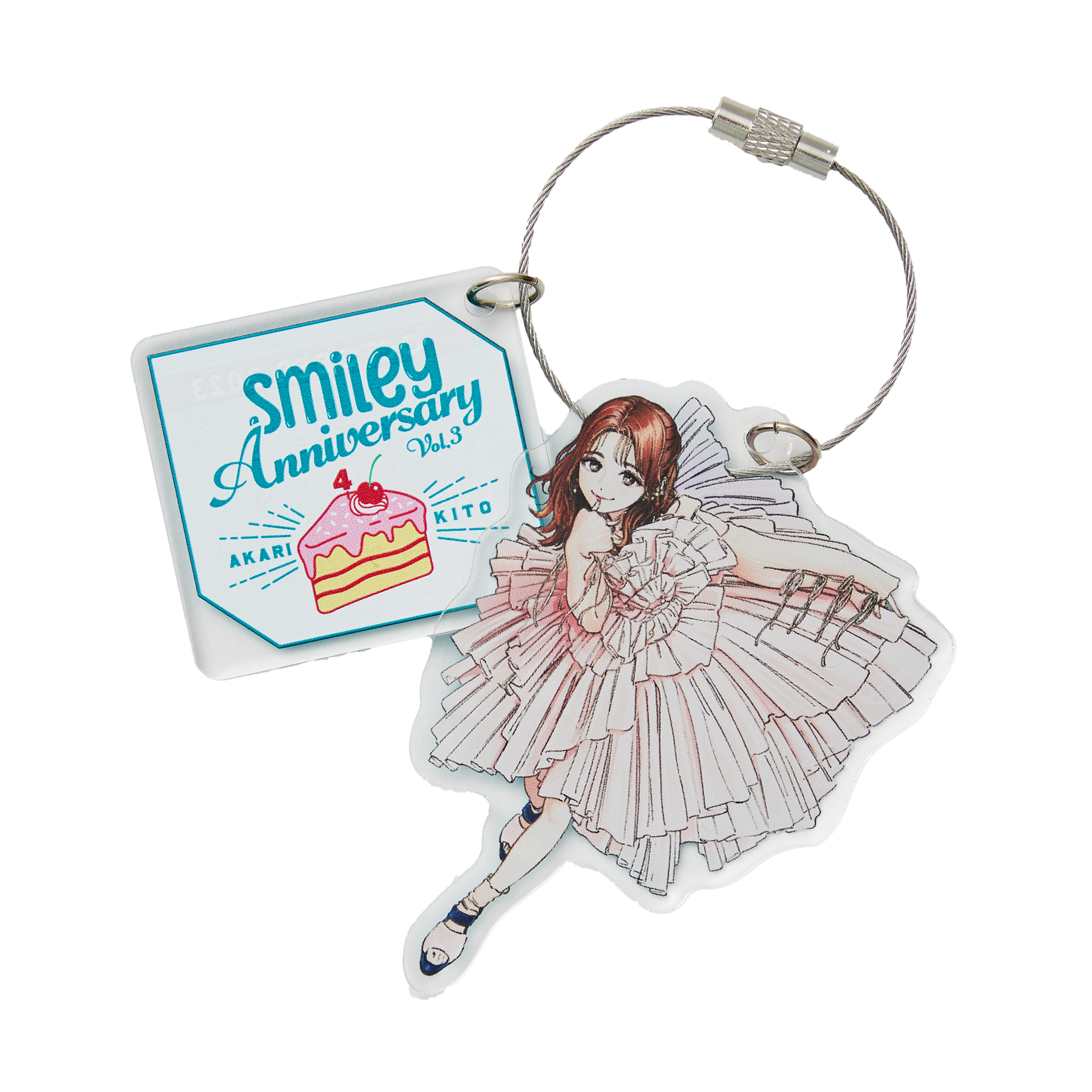 鬼頭明里ファンクラブイベント「smile giving day vol.3」会員証風