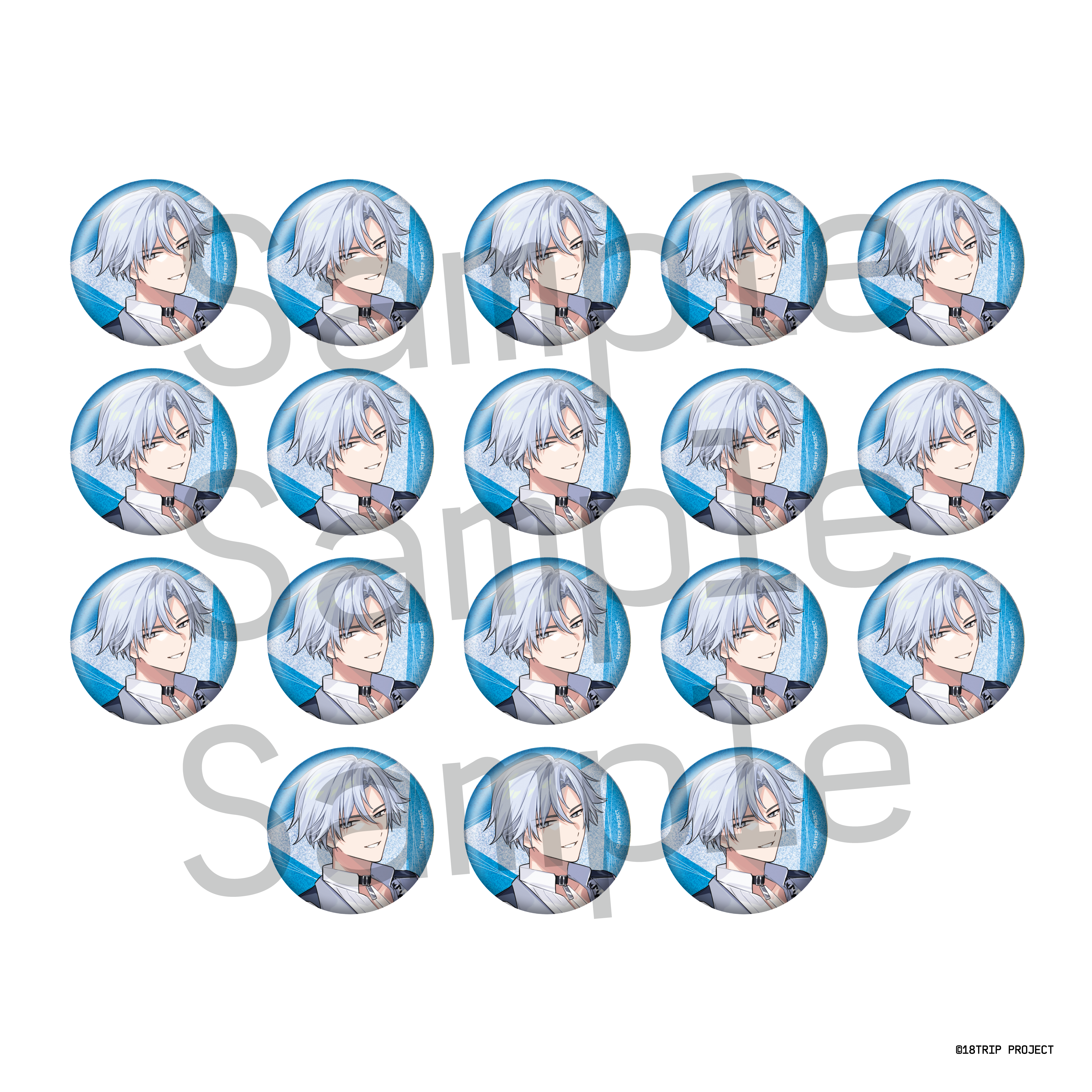 ラメ缶バッジ 18個セット（HAMAツアーズpresents “おもてなしライブ