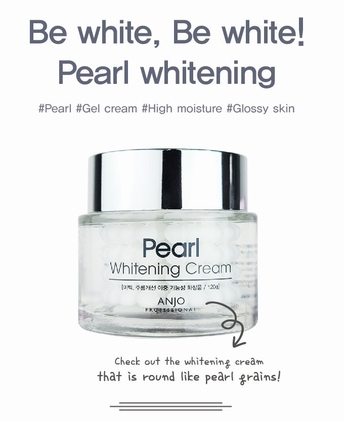 ANJO Pearl Whitening Creams Face Skin Care Moisturizing Anti