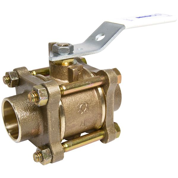 S-595-Y-66-LF - Ball Valve - Lead-Free*, Three-Piece, Full Port