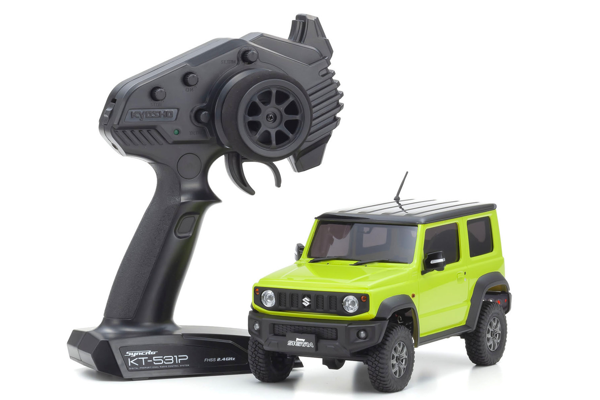 京商、1/18スケールのR/C「ミニッツ4×4 レディセット スズキ ジムニー