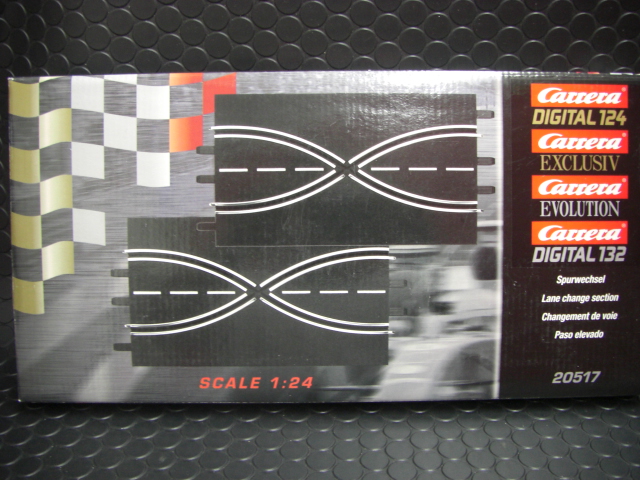 Carrera コース拡張パーツ 20517◇レーンチェンジ・セクション 2枚入り