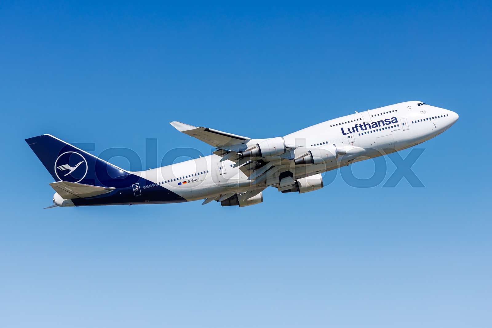 LH Lufthansa Aviationtag B747-400 紺色 LH Lufthansa Aviationtag