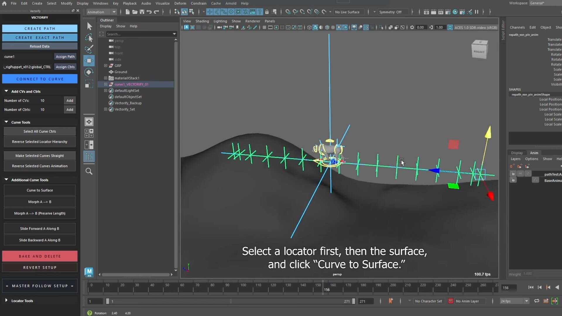 無料のMaya用アニメーションツール「Vectorify」リリース