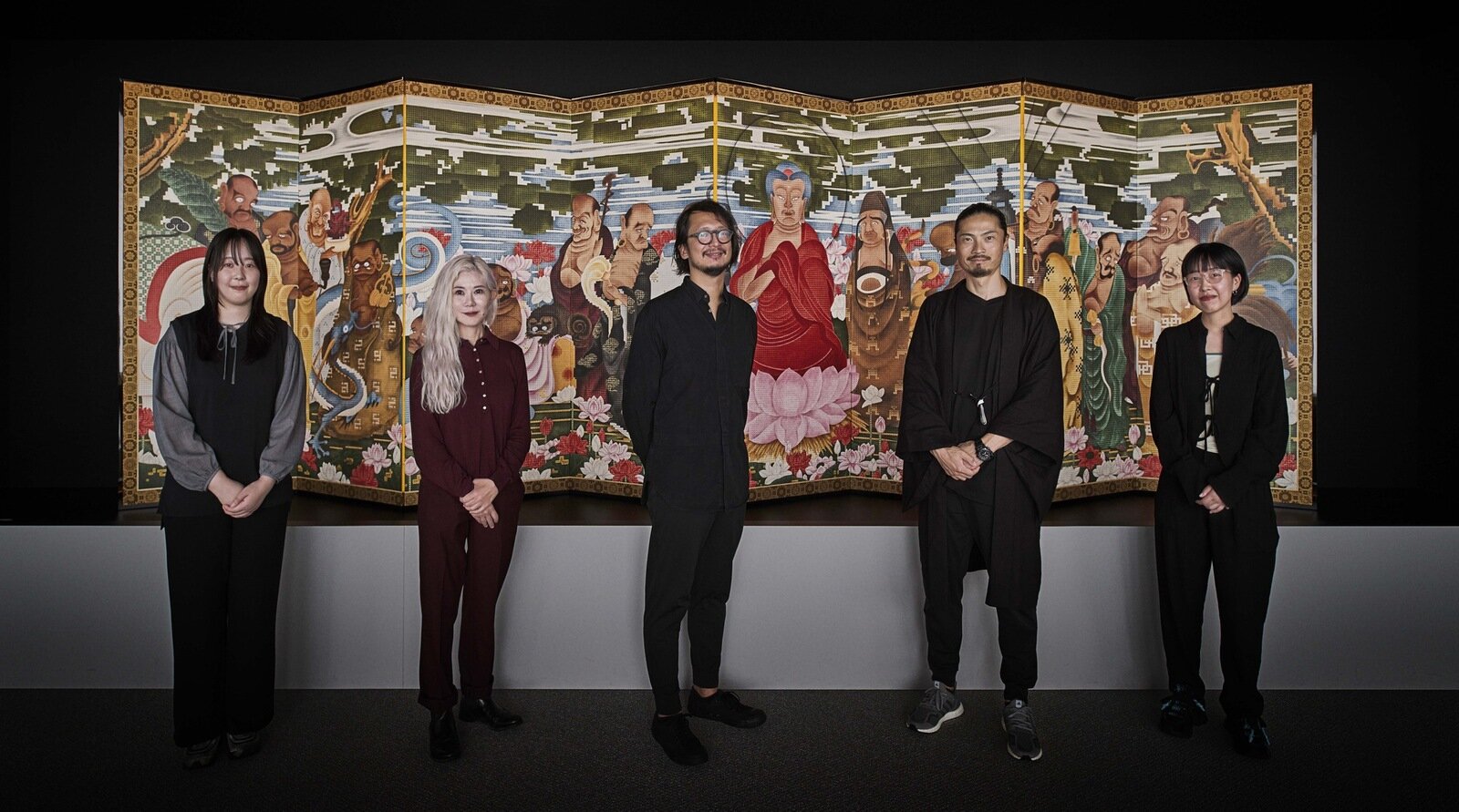 デジタル復元で蘇る伊藤若冲の『釈迦十六羅漢図屏風』。名匠による、12