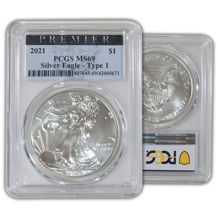 2021 Silver Eagle - Type 1 - PCGS 69 Premier