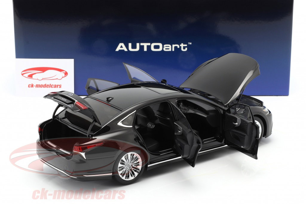 AUTOart 1:18 Lexus LS500h year 2018 black 78868 model car 78868