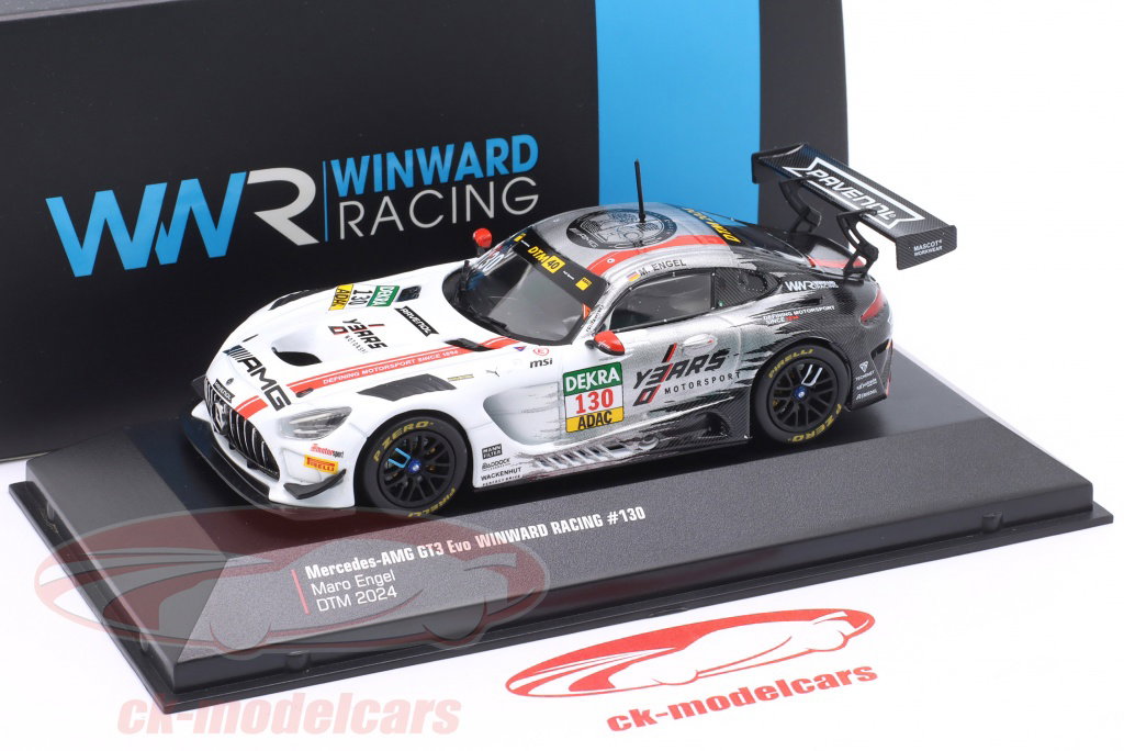 Ixo 1:43 Mercedes-AMG GT3 Evo #130 DTM 2024 Maro Engel WWR-I-AMG