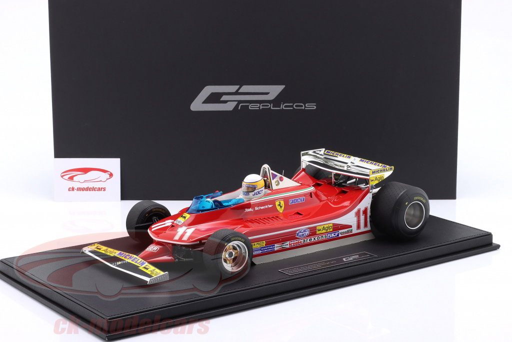 GP Replicas 1:12 Jody Scheckter Ferrari 312T4 #11 Winner Monaco GP