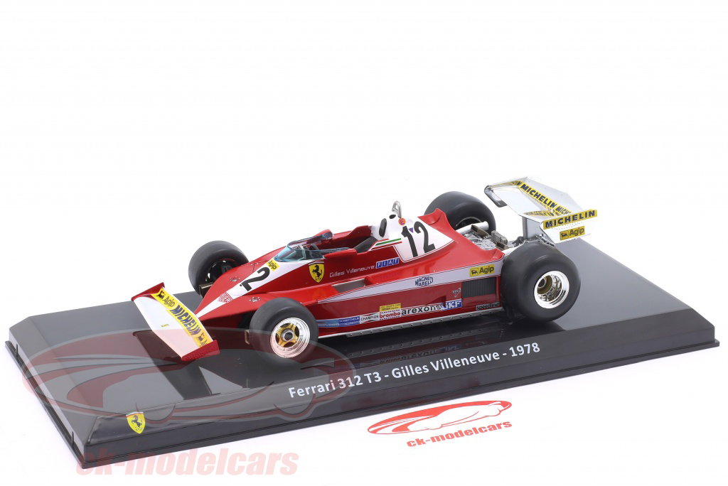 Premium Collectibles 1:24 Gilles Villeneuve Ferrari 312T3 #12