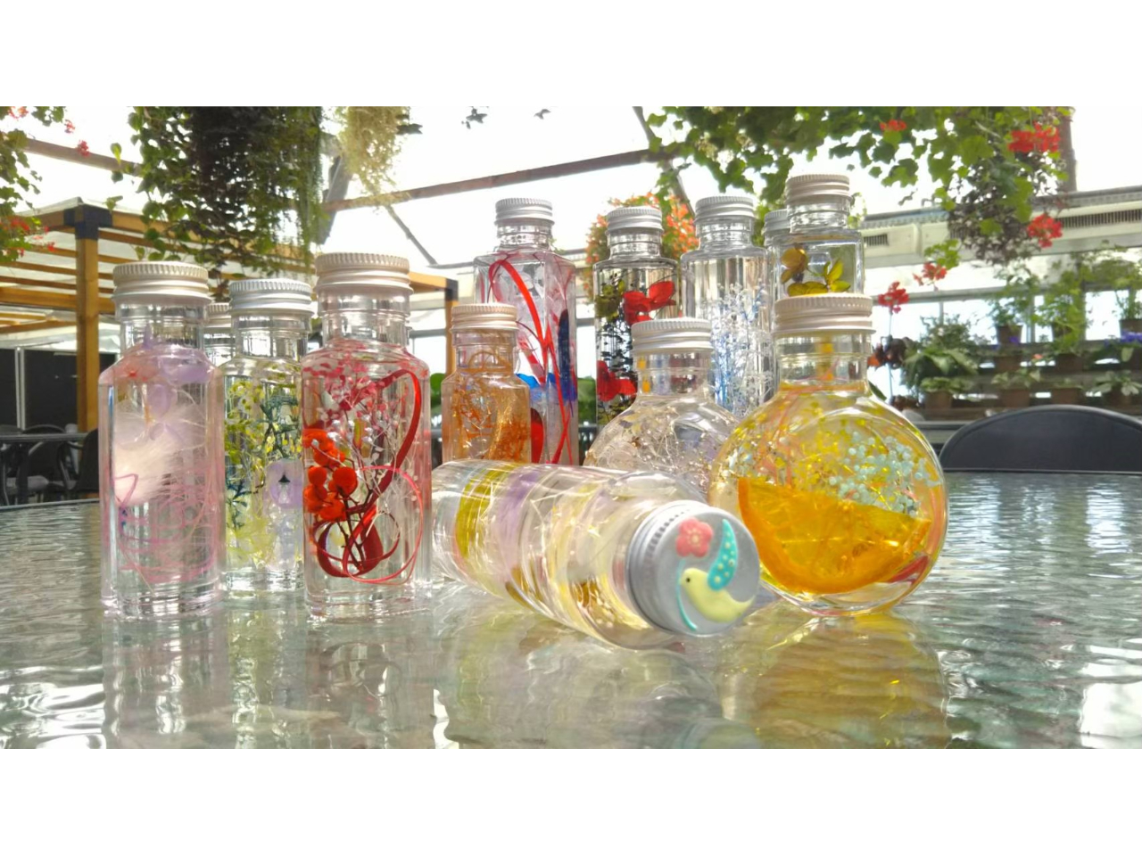 ハーバリウム体験（2本）＊たくさんのお花の中から自由に選んで