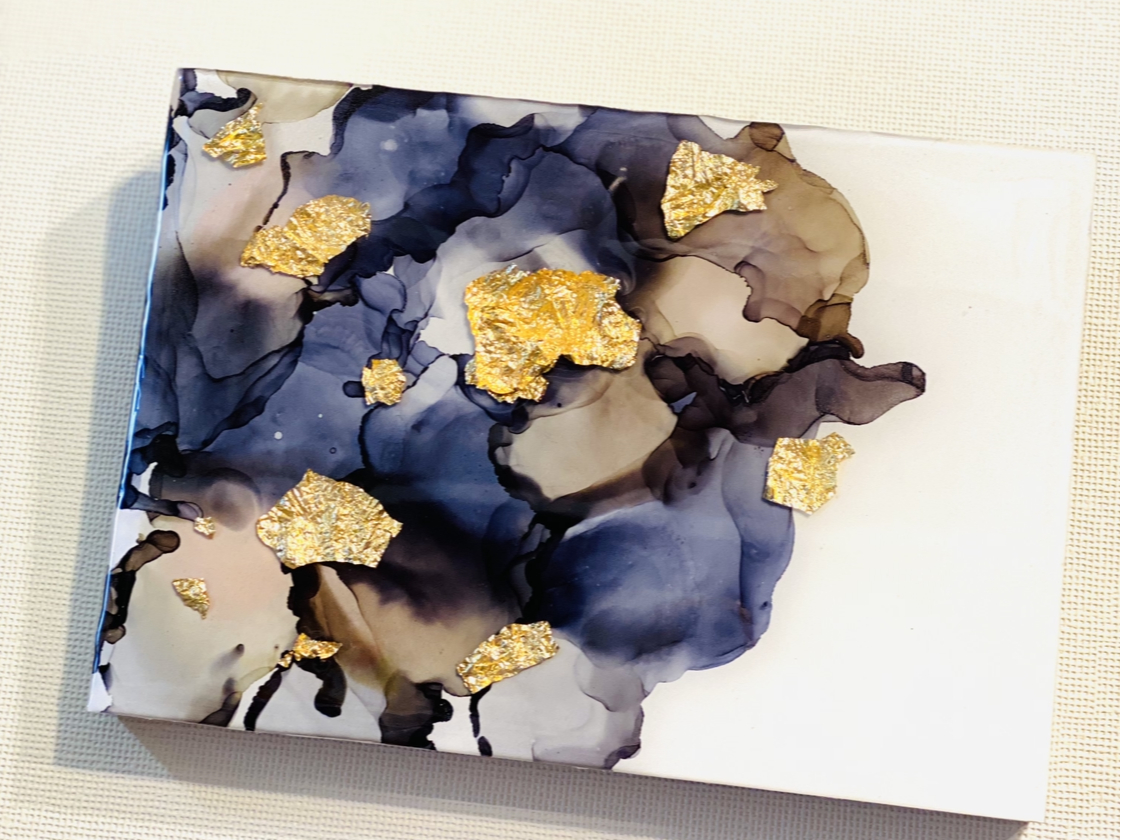 アルコールインクアート体験】インテリアパネル ☆当日予約OK！（3時間