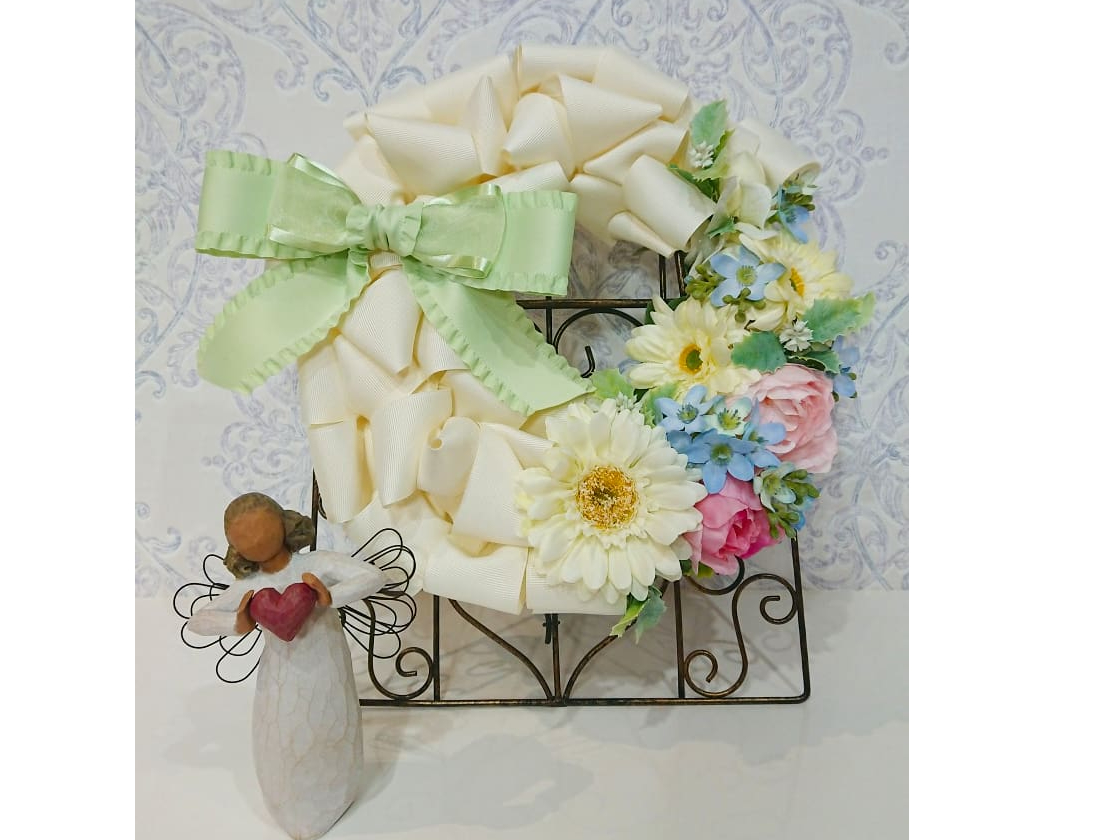 フラワーリボンリース レッスン/ハンドメイドsaki - じゃらん遊び体験