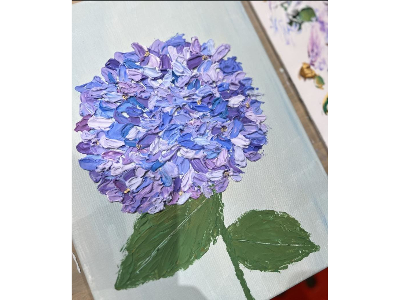 上野・浅草】☆テクスチャフラワーアート 立体的に描くアート体験