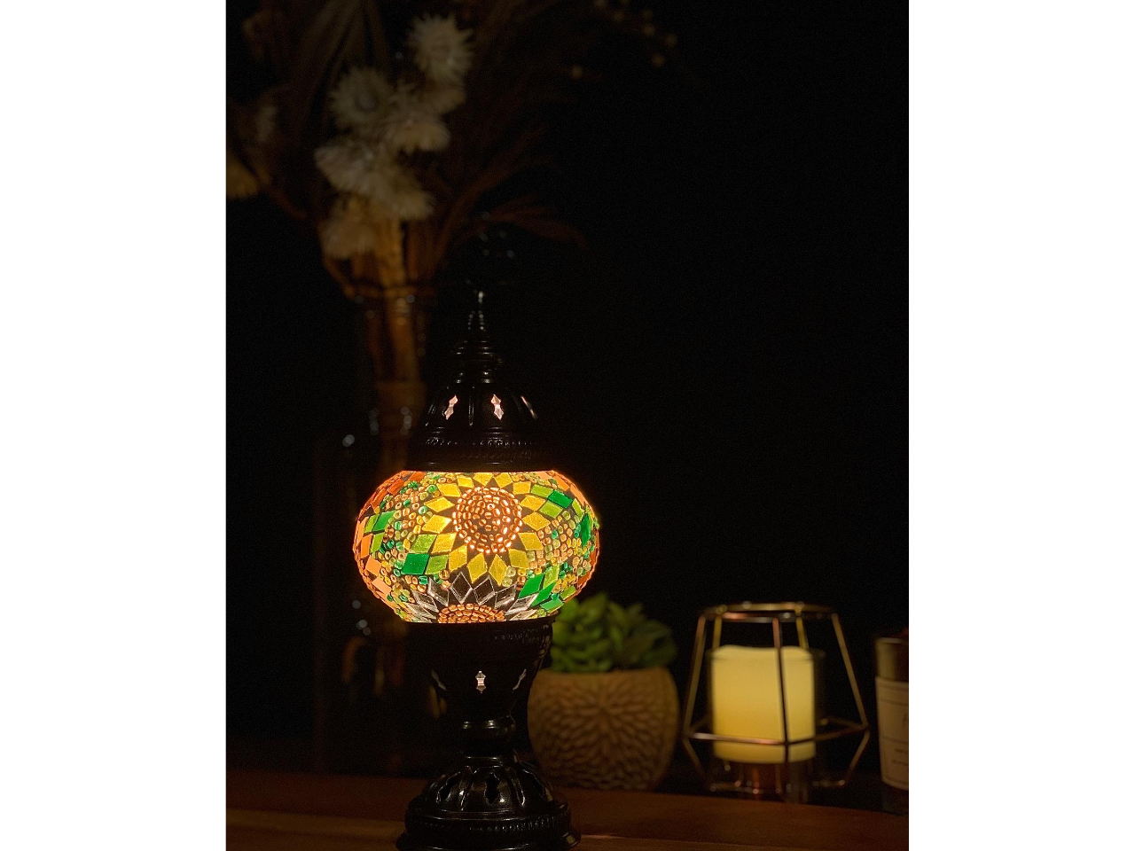 現在体験休止中＊オリジナルトルコランプ製作＊自分好みの色鮮やかな