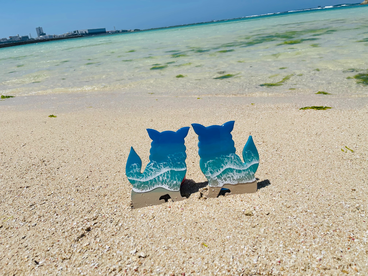 沖縄旅行の思い出に！【大人気♪オーシャンアート「 シーサー」】の