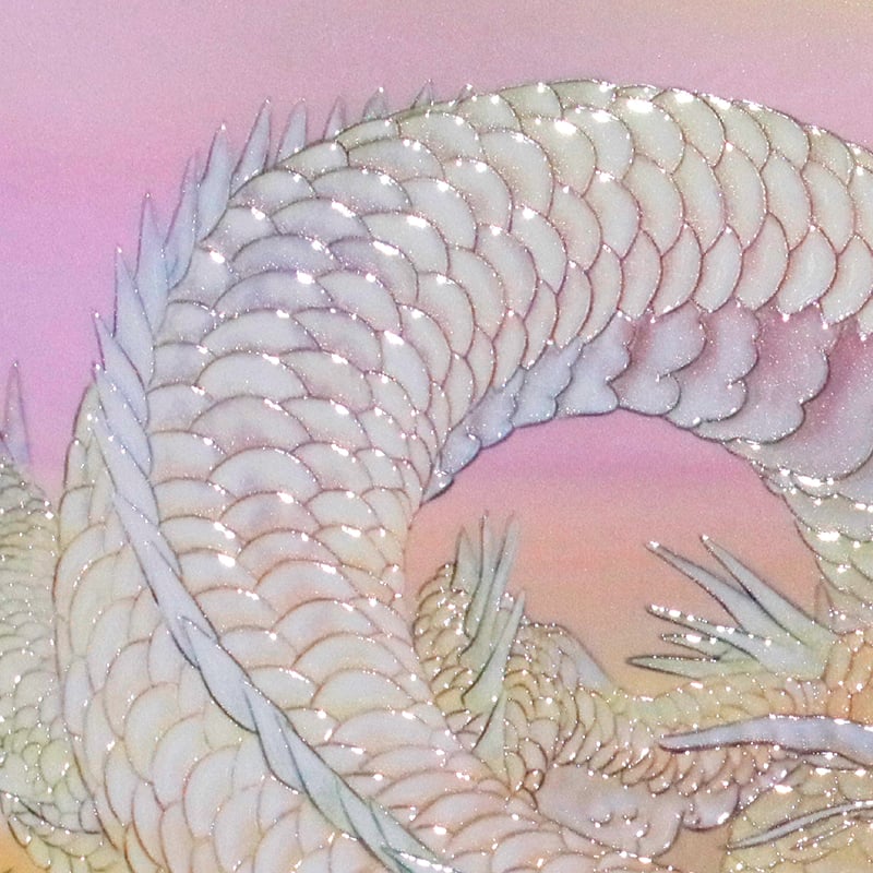 複製画・エンボスリトグラフ「富士越えの龍」 – 草場一壽工房 Museum Shop