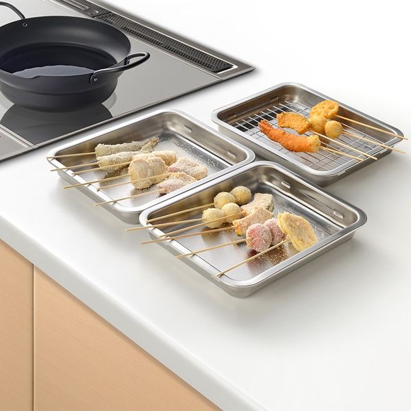 和平フレイズ 燕三 重ねて使えるステンレス角バット5点セット EM-049 1