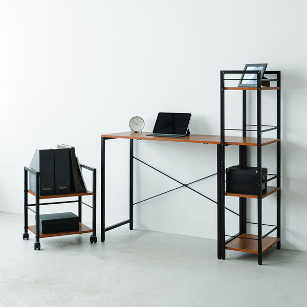 永井興産 ジャスティス デスクラック BR（ブラウン）幅400×奥行250×高