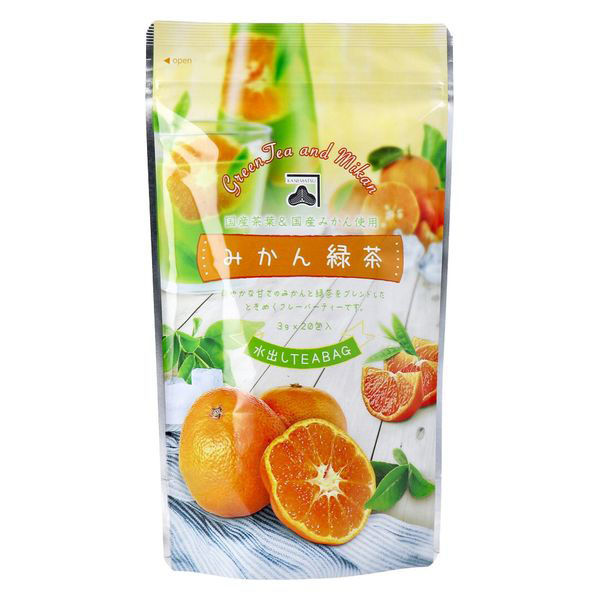 カネ松製茶 みかん緑茶 水出しティーバッグ 3g×20包 4943637307264 1
