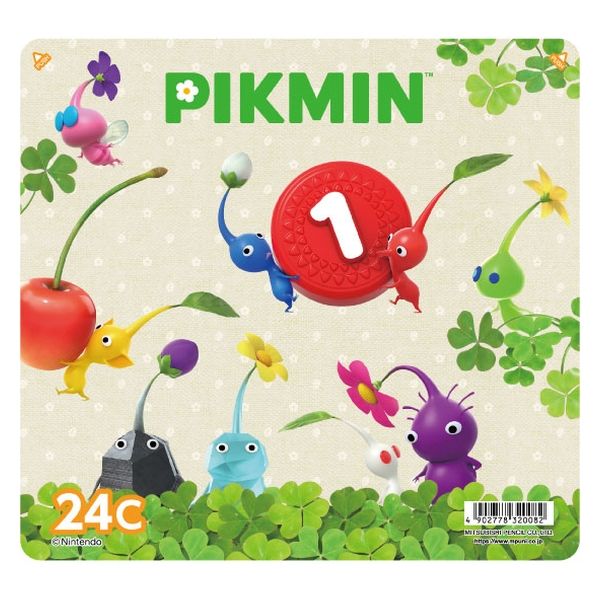 三菱鉛筆 ピクミン色鉛筆 24色 K88024CPKS6 1個 - アスクル