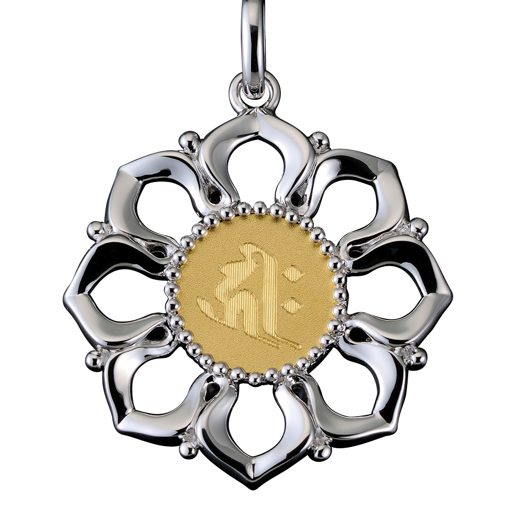 純金製梵字入りお守り本尊ペンダント【キリーク】千手観世音菩薩