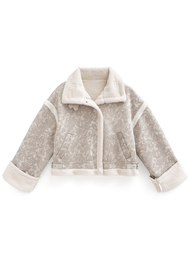 ムートンボアライダースジャケット[k9332f] | レディースファッション