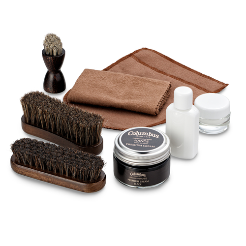 コロンブス×ハンズ プレミアムシューケアセット ブラック｜【ハンズ