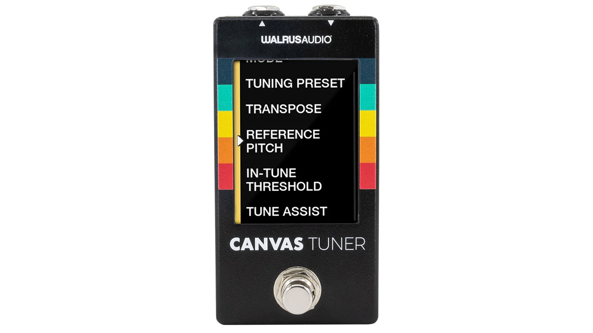 Walrus Audio's Canvas Tuner lets you upload your own photos