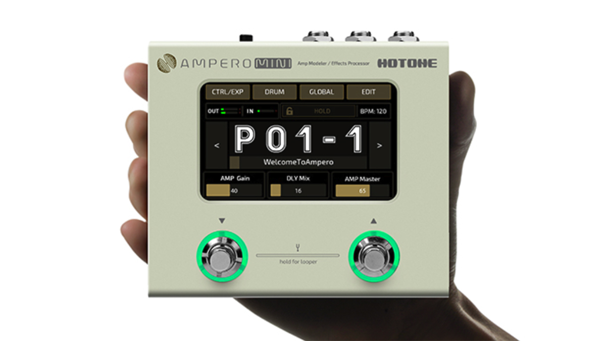 Hotone unveils the palm-sized Ampero Mini – and at $255 it might