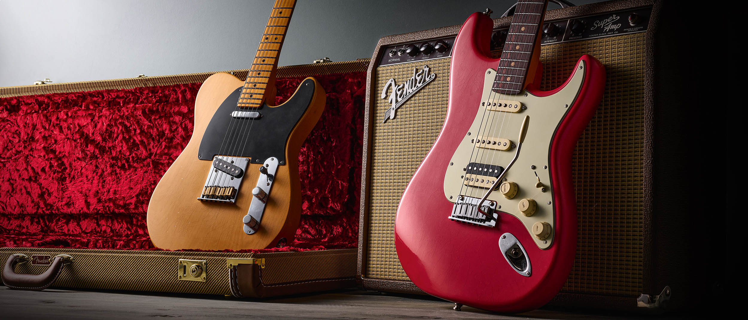 Fender American Ultra Luxe Vintage '50s Telecaster and '60s Strat