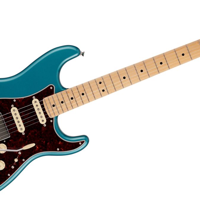 Fender Japan's wild Hybrid II HSS Stratocaster equips the Strat