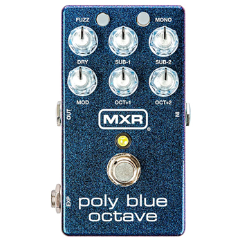 MXR Poly Blue expands the classic Blue Box octave-fuzz with