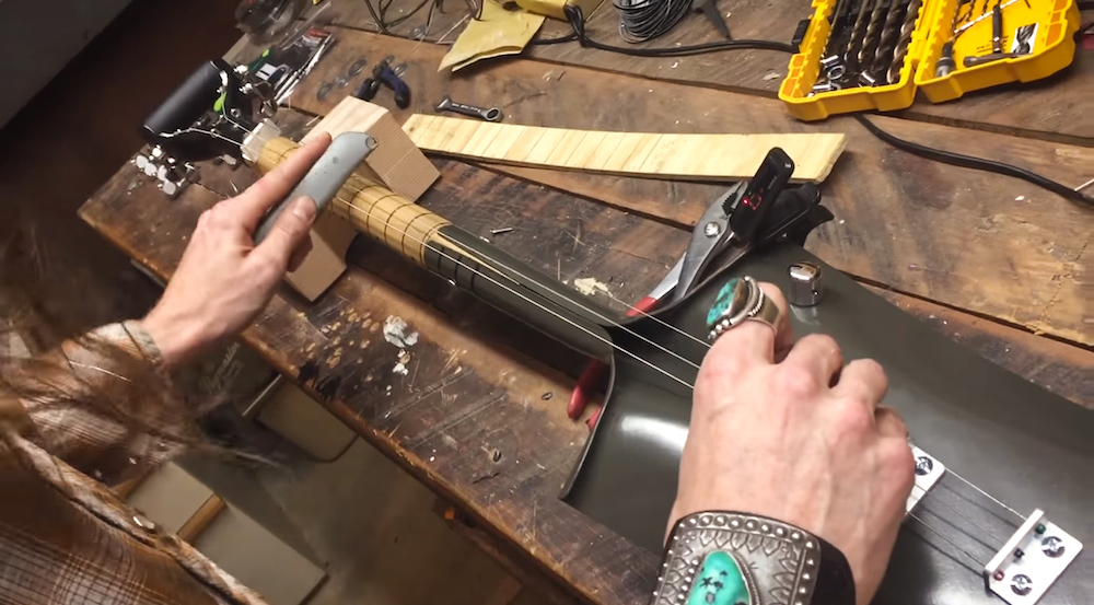 Justin Johnson: why I play a three-string shovel guitar | Guitar World