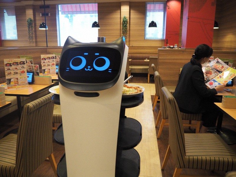 時給92円? 飲食店の猫型配膳ロボ、次はペンギン型で高級店狙い | 毎日新聞