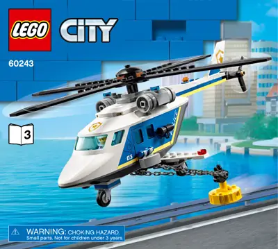 LEGO City Police Helicopter Chase • Set 60243 • SetDB