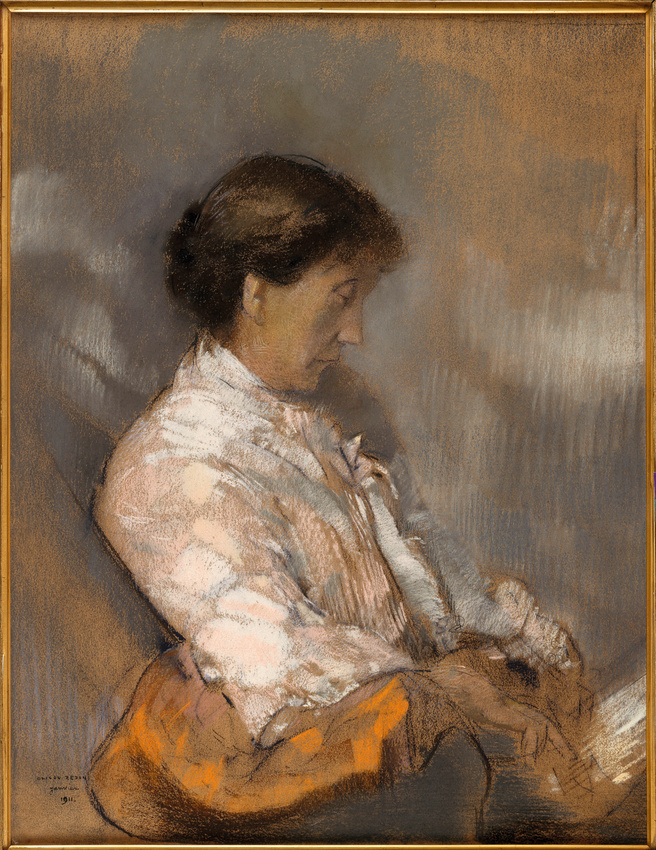 Portrait de Madame Redon - Odilon Redon | Musée d'Orsay