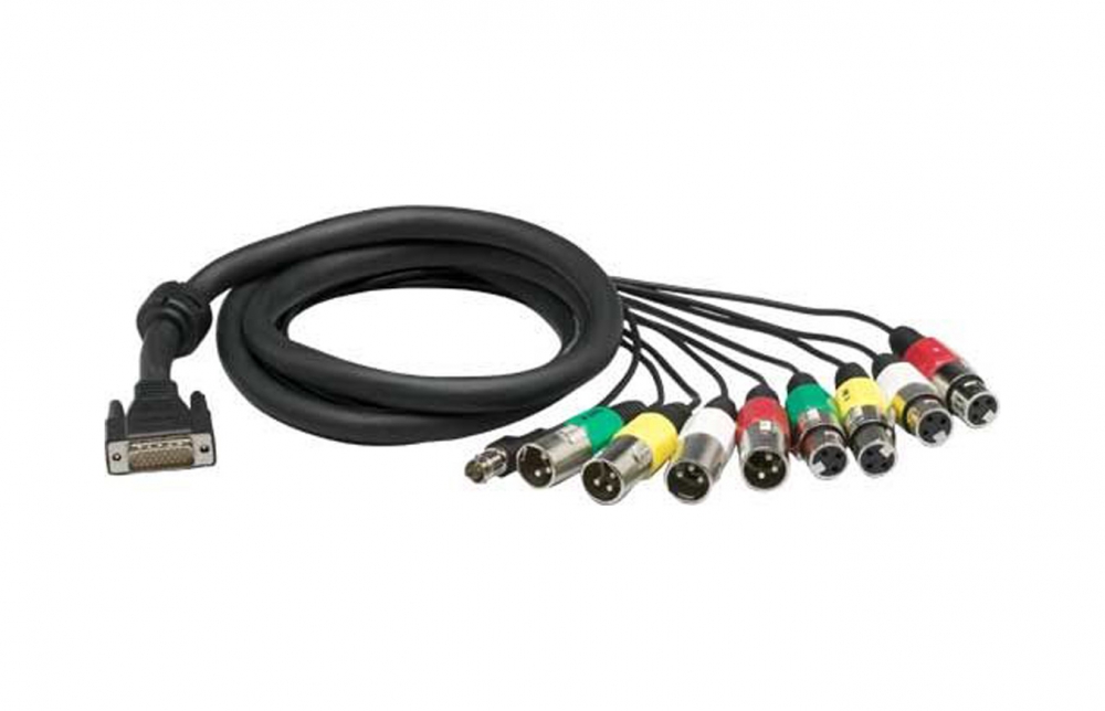 CBL-AES1604 - Eight-channel DA-26HD to XLR AES I/O Cable for AES16