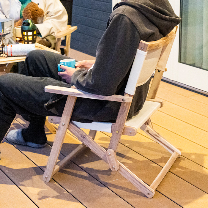 アカシア木製チェア K-30BKの通販｜チェア｜チェア｜キャンプ用品