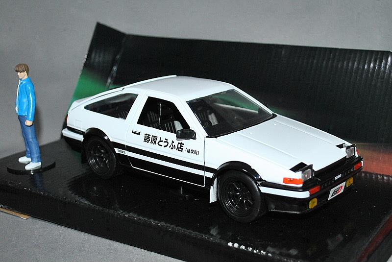 ジェイダトイズ 1/24 頭文字D、 AE86 藤原とうふ店号 ｜覆面えるの