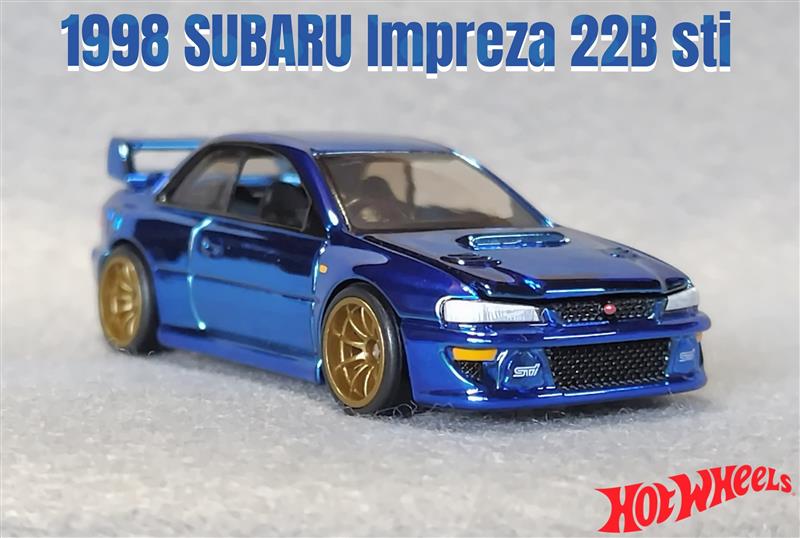 Hot wheels RLC 1998 SUBARU Impreza 22B sti ｜とある峠の走り屋の