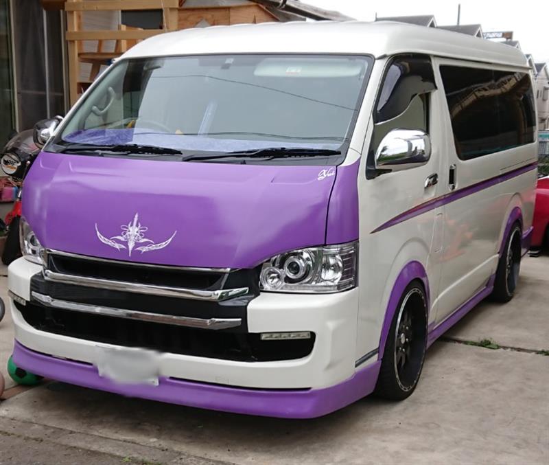 ハイエース ワイド 悪顔 カスタムペイント 4型仕様（トヨタ ハイエース