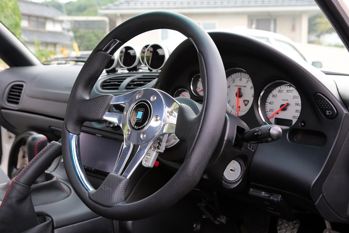 NARDI 75th anniversary Line NARDI 4(FOUR) METAL ブラックレザー/POL