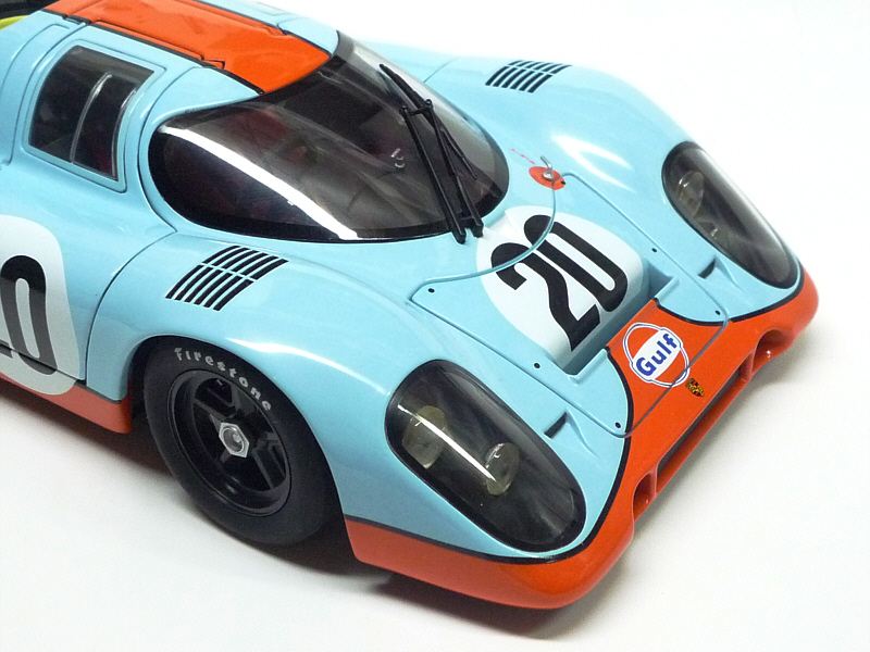 オートアート製 ポルシェ917 1970ル・マン優勝車 1/18 中古品
